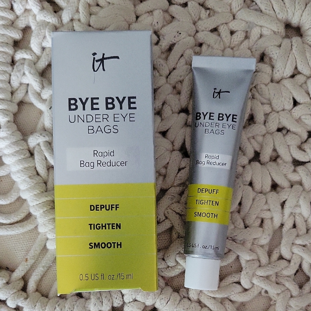 IT Cosmetics Bye Bye Under Eye Bags Cream Rapid Bag Reducer Full Size Sealed NWT